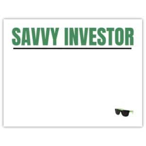 Savvy Investor Post-it Notes