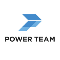 Power Team Logo White Logo Centred